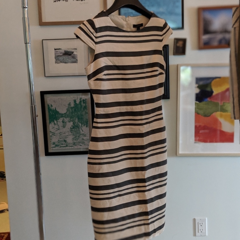 J. Crew striped dress
